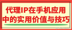 代理IP在手机应用中的实用价值与技巧