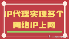 IP代理实现多个网络IP上网