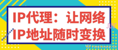 IP代理：让网络IP地址随时变换