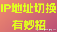 IP地址切换有妙招