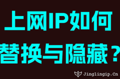 上网IP如何替换与隐藏？